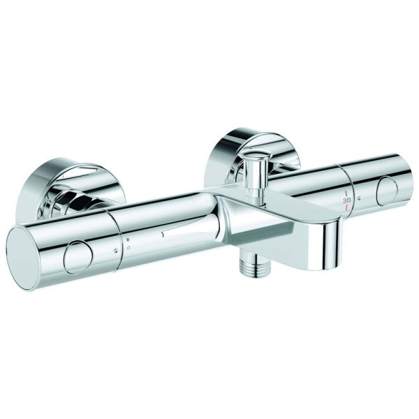 GROHE Wannen-Thermostat Grohtherm 800 Cosmopolitan 1/2&quot;, Wandmontage, chrom
