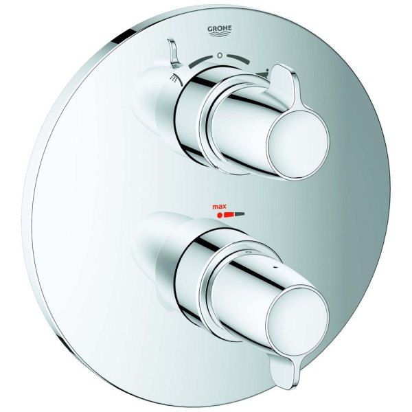 GROHE Fertigmontageset Grohtherm Special UP-Wannen-Thermostat, chrom